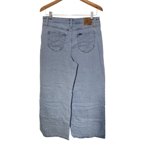 Lee High Rise Slouch Wide Leg Jeans Size 31 - Picture 3 of 10